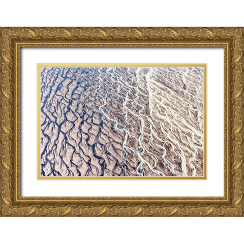 Black And White Gold Ornate Wood Framed Art Print with Double Matting by Gil Raga, Joan