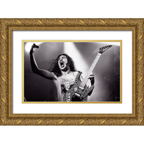 Lost Society Gold Ornate Wood Framed Art Print with Double Matting by Kamarainen, Jesse