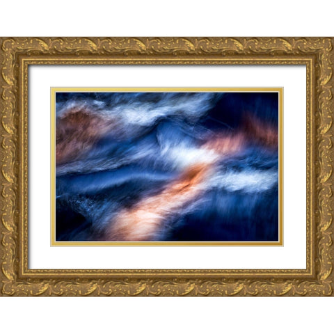 Dreamy Rapid Gold Ornate Wood Framed Art Print with Double Matting by Damsten, Petri