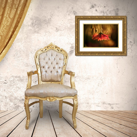 Nous Venons En Paix Gold Ornate Wood Framed Art Print with Double Matting by BRAVIN, Fabien