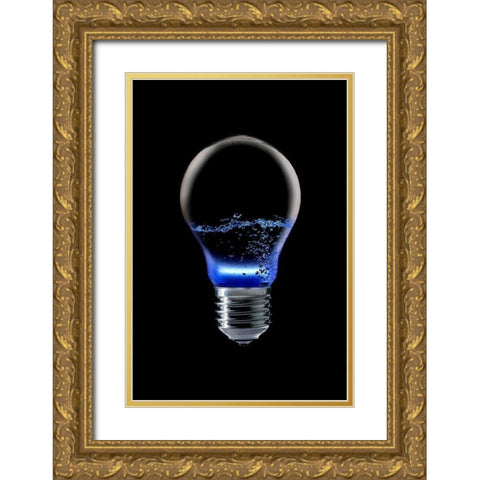 The 4 Elements Ii Gold Ornate Wood Framed Art Print with Double Matting by Eisele, Stefan