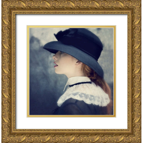 Sinopa II Gold Ornate Wood Framed Art Print with Double Matting by kenp