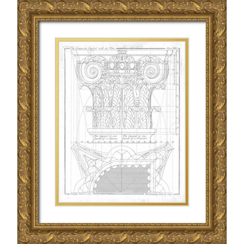 The Composite Capital Gold Ornate Wood Framed Art Print with Double Matting by Langley, Batty