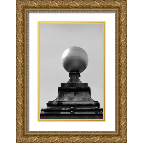 Architectural Detail, Blenheim Palace Gold Ornate Wood Framed Art Print with Double Matting by Blue, Cyril