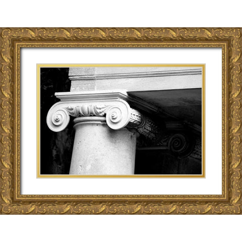 Architectural Detail, Blenheim Palace Gold Ornate Wood Framed Art Print with Double Matting by Blue, Cyril