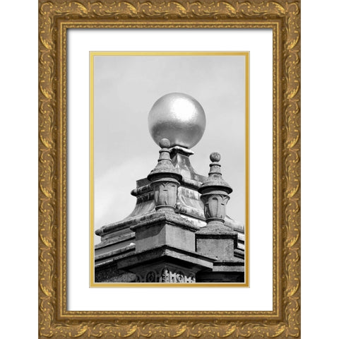Architectural Detail, Blenheim Palace Gold Ornate Wood Framed Art Print with Double Matting by Blue, Cyril