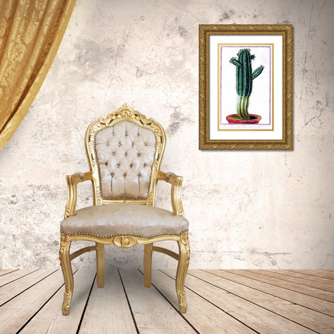 Cactus, Tithymalus Gold Ornate Wood Framed Art Print with Double Matting by Bonelli, Giorgio
