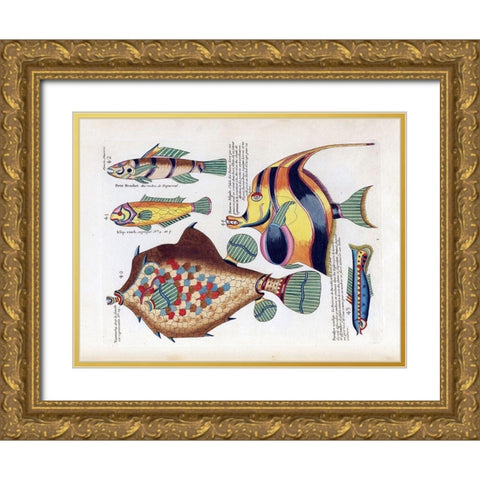 Tompombo Gold Ornate Wood Framed Art Print with Double Matting by Renard, Louis