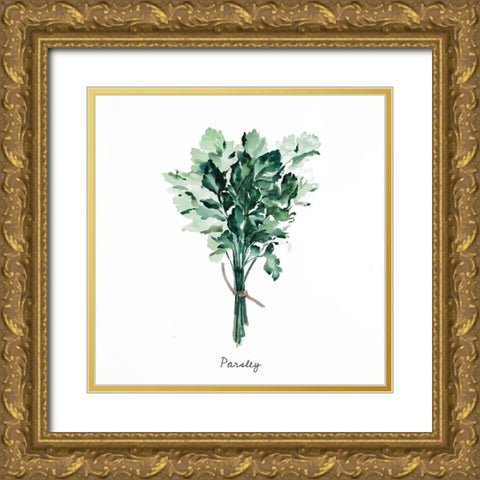 TIED UP PERSIL BUNDLE - EN Gold Ornate Wood Framed Art Print with Double Matting by Atelier B Art Studio