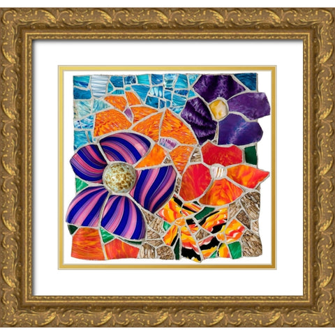 Nature Study VII Gold Ornate Wood Framed Art Print with Double Matting by Mandell, Jonathan