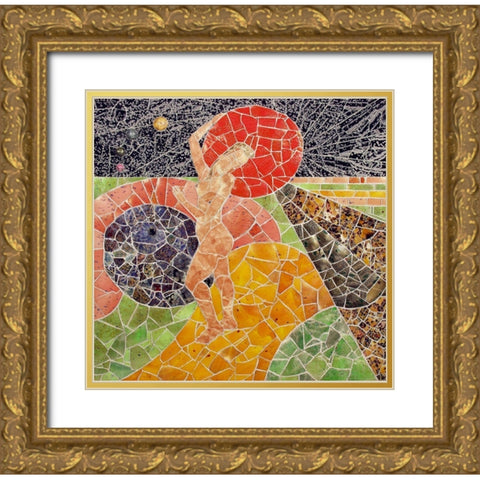 Nisqually I Gold Ornate Wood Framed Art Print with Double Matting by Mandell, Jonathan