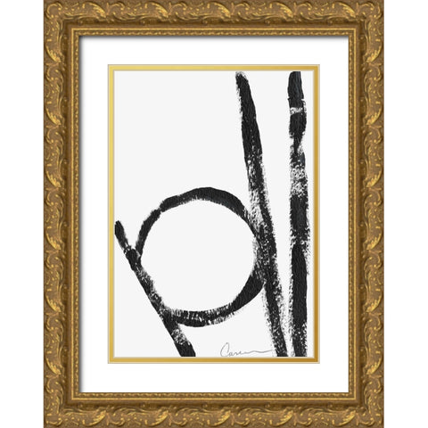 Play Gold Ornate Wood Framed Art Print with Double Matting by Carroccio, Lisa