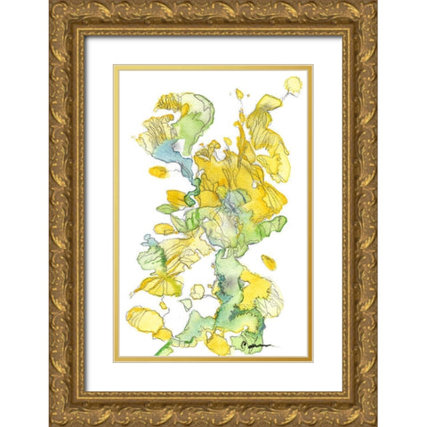 Earthscape Gold Ornate Wood Framed Art Print with Double Matting by Carroccio, Lisa