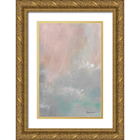 Mountain Mist II Gold Ornate Wood Framed Art Print with Double Matting by Carroccio, Lisa