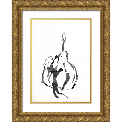 Strange Fruit II Gold Ornate Wood Framed Art Print with Double Matting by Carroccio, Lisa