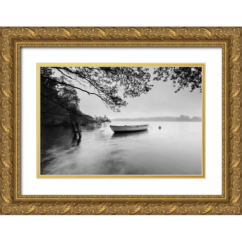 Breezy Morning Gold Ornate Wood Framed Art Print with Double Matting by Anonymous