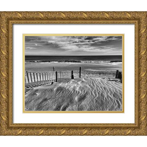 Pathway Gold Ornate Wood Framed Art Print with Double Matting by Turek, Eve