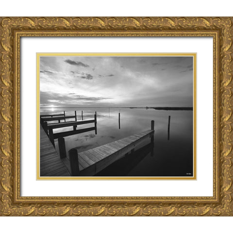 Lead the Way Gold Ornate Wood Framed Art Print with Double Matting by Turek, Eve