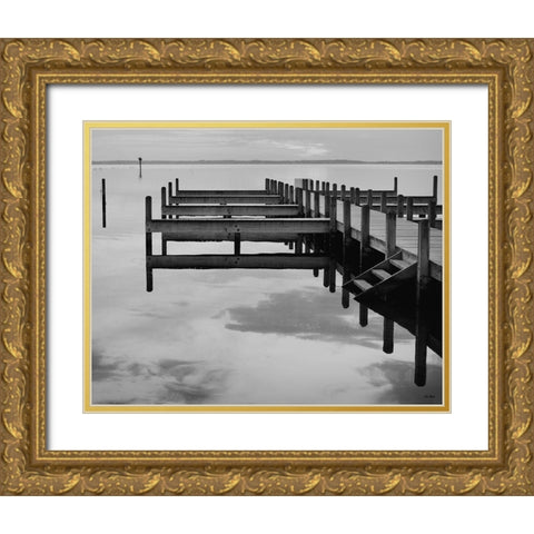 Stairway to Heaven Gold Ornate Wood Framed Art Print with Double Matting by Turek, Eve