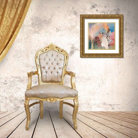 Cloud Abstract I Gold Ornate Wood Framed Art Print with Double Matting by Unknown