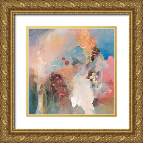 Cloud Abstract I Gold Ornate Wood Framed Art Print with Double Matting by Unknown