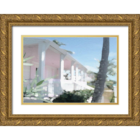 High Summer Gold Ornate Wood Framed Art Print with Double Matting by Frontline
