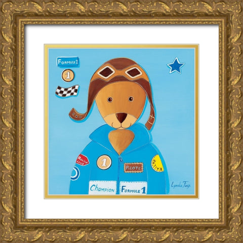 Pilote I Gold Ornate Wood Framed Art Print with Double Matting by Fays, Lynda