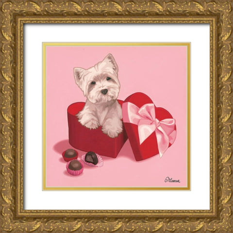 Gourmandise Gold Ornate Wood Framed Art Print with Double Matting by Cazenave, Maryline