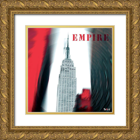 Empire Gold Ornate Wood Framed Art Print with Double Matting by Thalie