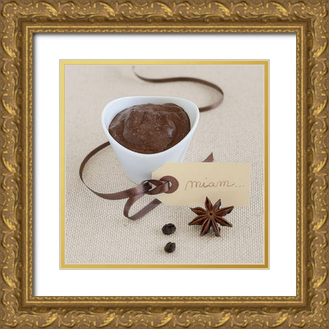 Choco Gourmand I Gold Ornate Wood Framed Art Print with Double Matting by Chatelain, Sonia