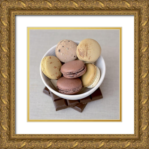 Choco Gourmand II Gold Ornate Wood Framed Art Print with Double Matting by Chatelain, Sonia