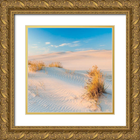 Seigle de Mer Gold Ornate Wood Framed Art Print with Double Matting by Braun Studio