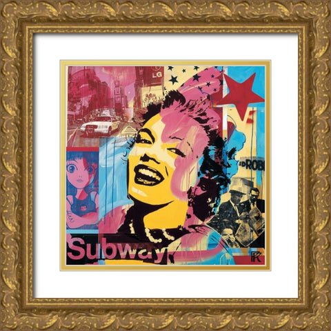 LG Gold Ornate Wood Framed Art Print with Double Matting by Raynal, Paul