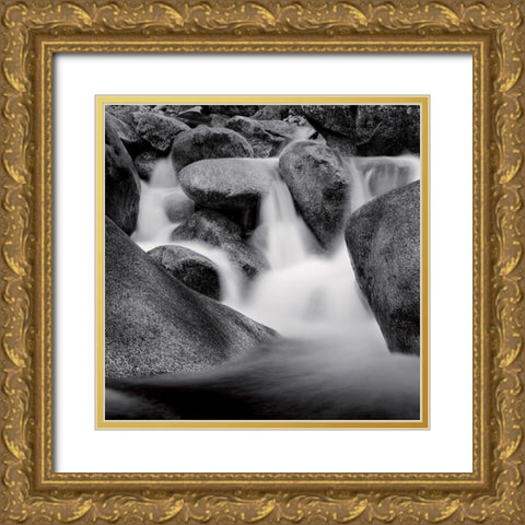 Restonica Gold Ornate Wood Framed Art Print with Double Matting by Poli, Jean-Philippe