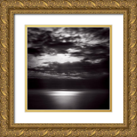 Cap Corse Gold Ornate Wood Framed Art Print with Double Matting by Poli, Jean-Philippe