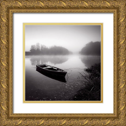 Saint Hilaire Gold Ornate Wood Framed Art Print with Double Matting by Poli, Jean-Philippe