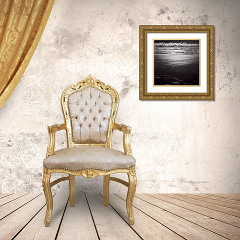 Perles de soleil Gold Ornate Wood Framed Art Print with Double Matting by de Lattre, Pascal