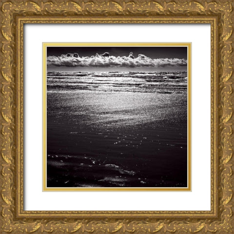 Perles de soleil Gold Ornate Wood Framed Art Print with Double Matting by de Lattre, Pascal