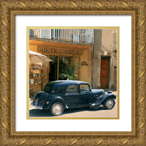 Les Temps Modernes Gold Ornate Wood Framed Art Print with Double Matting by Lautier, Julien