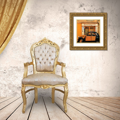 Boulangerie Gold Ornate Wood Framed Art Print with Double Matting by Lautier, Julien