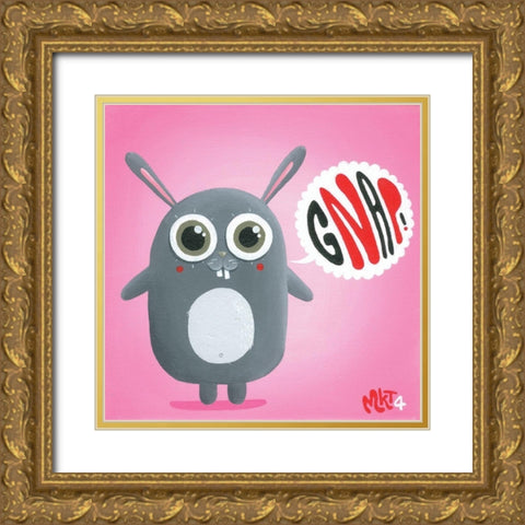 Gnap Gold Ornate Wood Framed Art Print with Double Matting by MKT4