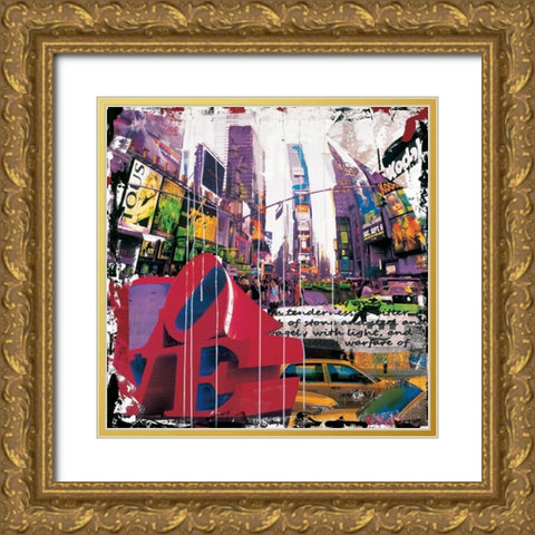 Love  Gold Ornate Wood Framed Art Print with Double Matting by Gachaga, Vincent