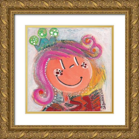 En tenue de fe te Gold Ornate Wood Framed Art Print with Double Matting by Bonnevay, Chantal