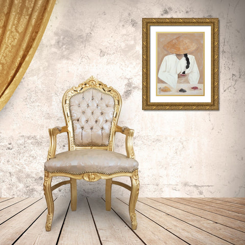 Les epices Gold Ornate Wood Framed Art Print with Double Matting by Dothy