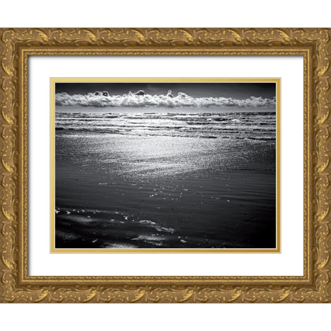Perles de soleil Gold Ornate Wood Framed Art Print with Double Matting by de Lattre, Pascal