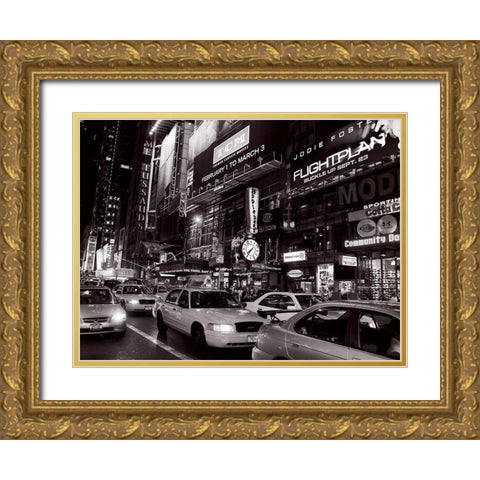 Madame Tussauds Gold Ornate Wood Framed Art Print with Double Matting by Setboun, Michel