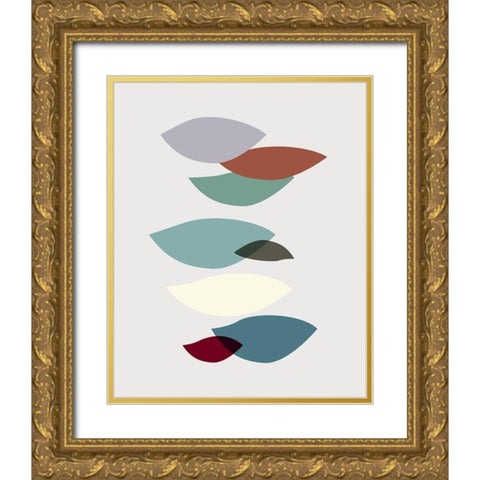 FiftiesMemo 1 Gold Ornate Wood Framed Art Print with Double Matting by Braun Studio