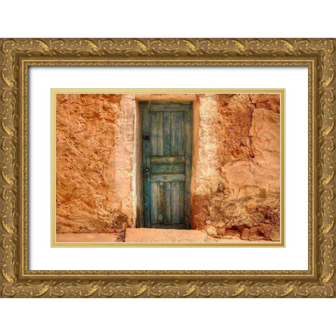 La Vieille Porte Gold Ornate Wood Framed Art Print with Double Matting by Braun Studio