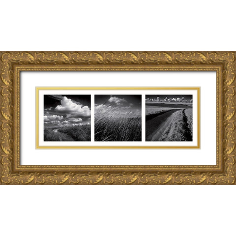 La clef des champs Gold Ornate Wood Framed Art Print with Double Matting by de Lattre, Pascal
