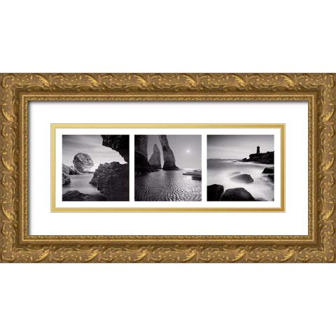 Eternite Gold Ornate Wood Framed Art Print with Double Matting by Laurenceau, Gerard